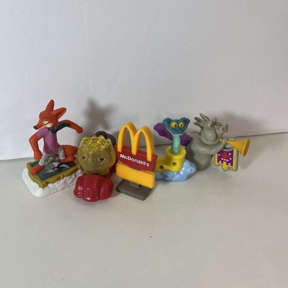 Toy Lot  Zootopia Nick Wilde, Mulan Mushu, Logo, Snake, Goat